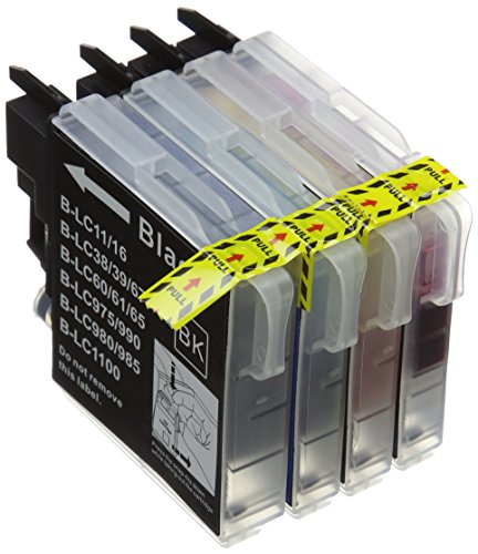 Prestige Cartridge LC1100/LC985 8-er Pack Druckerpatronen für Brother DCP-J125 DCP-J315W DCP-J515W MFC-J220 MFC-J265W MFC-J410 MFC-J415W MFC-J515W DCP-145C DCP-163C DCP-165C DCP-167C DCP-185C DCP-195C DCP-197C DCP-365CN DCP-373CW DCP-375CW DCP-377CW DCP-383C DCP-385C DCP-387C DCP-395CN DCP-585CW DCP-6690CN DCP-6690CW DCP-J715W MFC-250C 255CW 257CW 290C 295CN 297C 490CW 5490CN 5890CN 5895CW 6490CW 670CD 670CDW 6890CDW 790CW 795CW 930CDN 990CW J615W, schwarz / cyan / magenta / gelb