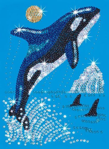 Preisvergleich Produktbild KSG Roos 0830 - Sequin Bead Art Schwertwal