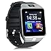 Price comparison product image Bluetooth 3.0 Smart Watch with Camera, TF/Sim Card Slot Wrist Smart Watch with Pedometer Anti-Loss Function for, Samsung, HTC, LG, Sony, Huawei Smartphones Android and iOS (Partial Function) silver