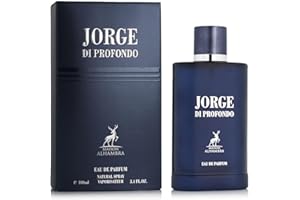 Maison Alhambra Profumo Uomo EDP Jorge Di Profondo 100 ml, L'imballaggio può variare