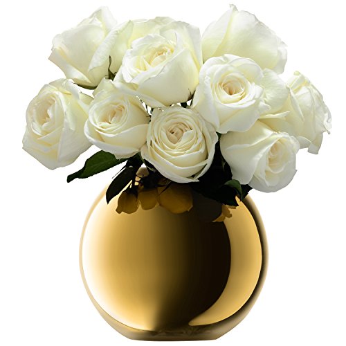 LSA International 16 cm Polka Vase gold