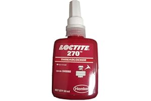 Henkel Loctite 270 50 ml. Adhésif, threadlock, acrylique, bouteille, vert, 50 ml, Loctite 270