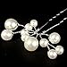 Pack of 10 Pearl Cluster Bridal Hair Pins. Pearl Slide Clips Grips Wedding