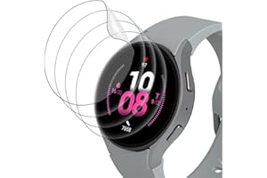 WONDONER [4 Stück] für Folie Samsung Galaxy Watch 7 40mm Soft TPU, Stoß-Kratzfest Displayschutz für Samsung Watch 6 40mm Panzerglasfolie, Displayschutzfolie Samsung Galaxy Watch 6/7 40mm Schutzfolie