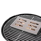 Blumtal Smoker Räucherbox aus rostfreiem Edelstahl – Gas-Grillzubehör oder Holzkohlegrill, 20x13x3,5cm, Silber – Bild 7