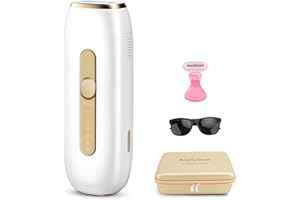 AraSyleon IPL Laser Hair Removal, Sapphire Cooling Painless Laser Hair Removal 1200nm Hair Removal Laser 3 Modes and 5 Levels of Adjustment Permanent Hair Removal