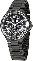 So & Co New York Madison Women's Quartz Watch with Black Dial Analogue Display and Black Stainless Steel Bracelet 5019.5