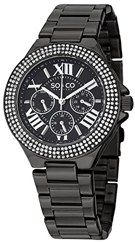SO & CO New York Frauen Madison Analoganzeige-Quarz-Uhr – 5019