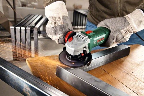 Bosch DIY Winkelschleifer PWS 1000-125, Handgriff, Schutzhaube, Koffer (1000 W, Leerlaufdrehzahl: 11.000 min-1, Schleifscheiben-Ø: 125 mm) - 6