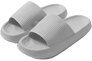 Yeeteepot Herren Damen Badeschlappen Cozislides Dusch Badeschuhe Bequeme Home Slippers Wolke Hausschuhe Badelatschen Sommer Rutschfeste Pantoffeln