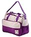 NOVICZ Diaper Bag Multi Compartment Mother Bag for Baby Care with Diaper Changing Mat - Purple color RS.1035.00