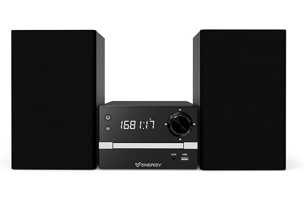 Energy Sistem Home Speaker 7 Micro Mini Chaîne HiFi (Bluetooth 30 W Radio FM USB MP3 Audio in)