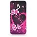Produktbild Saxonia. Silikon Backcover für HTC One Mini M4 Slim Case Handy Tasche Schutzhülle Bumper Herz Mod.08