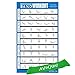 Produktbild Avocadu Widerstand Band Training Poster mit Schlaufe Widerstand Band; Premium 40,6 x 61 cm Poster mit illustrierten Workout Moves für Easy Home Workouts