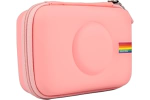 Leayjeen Funda para cámara Digital Adecuada para ZORNIK/AGFA Photo/Snap Touch & Kodak Printomatic/Smile Cámara Digital de Impresión Instantánea (Solo Funda) Rosa