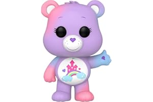 Funko Pop! Animation: CB40- Care-a-Lot Bear - Care-A-Lot - Translúcido - Purpurina CH - Care Bears - Figura de Vinilo Coleccionable - Idea de Regalo- Mercancia Oficial - Juguetes para Niños y Adultos