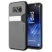 Produktbild MoKo Samsung Galaxy S8 Plus Hülle - Stoßfest Anti-Kratzer Anti Fallen Schale Abdeckung Schutzhülle Handy Case mit 360 Grad drehbaren Gürtel Clip für Samsung Galaxy S8 Plus, Schwarz und Dunkel Grau
