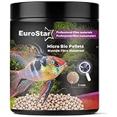Eurostar Micro Bio Pelets Akvaryum İ&ccedil;in Biyolojik Filtre Temizleme Malzemesi, 1 L