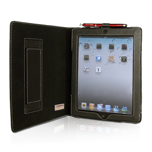 iPad 2 Hülle (Schwarz), Snugg - Smart Case mit lebenslanger Garantie + Sleep / Wake Funktion
