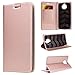 Produktbild SMART LEGEND Lederhülle für Motorola Moto G5s Ledertasche Hülle Rosegold/Rose Gold Schutzhülle Premium PU Leder Flip Case Protective Cover Innere Transparent Weiche Silikon Bookcase Handy Tasche Schale mit Kartenfächer Magnet Standfunktion Etui