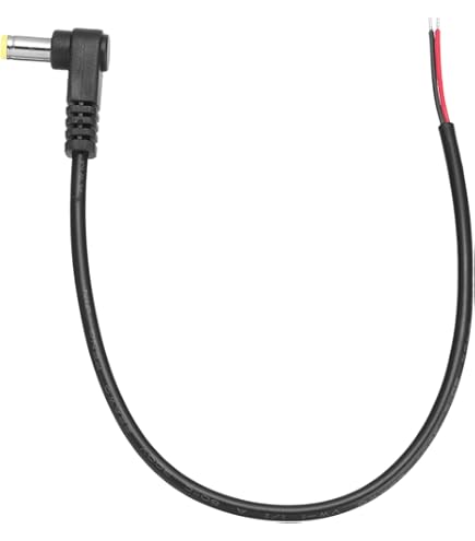 Asuinxurr 10 Paquet 3.5Mm X 1.35Mm DC Prise Mâle D'alimentation Jack Vers Nu ExtréMité Ouverte Natte Cordon De Câble D'alimentation 3.5X1.35Mm Pour DC Puissance