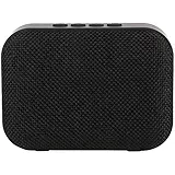 Live Tech Portable Yoga Black Bluetooth Wireless Speaker with Micro SD/AUX/Mic (Black)