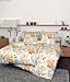 Produktbild Janine 4717 Messina Mako Satin Bettwsche Garnitur in orange gelb gold 155x220 + 80x80 cm