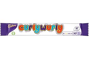 Cadbury Curly Wurly Chocolate Bar 21.8g - Milk Chocolate With Caramel Centre