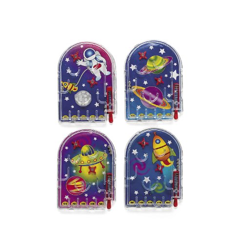 Mini Space Weltraum Flipper Mitgebsel Pinball 12 Stück Palandi®