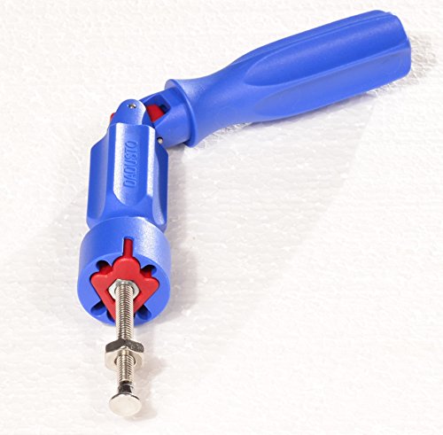 Dadusto WC Sitz Montageschlüssel (1 Stück) + 4 WC-Einsätze davon sind 2 Stück mit einem Innenloch 8mm und einem Aussendurchmesser von 14mm und 2 Stück mit einem Innenloch 6mm und einem Aussendurchmesser von 14mm) - 8