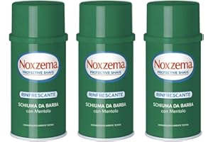 NOXZEMA SHAVING GEL FOAM MENTHOL VITAMIN E 300ML PACK OF 3