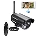 Produktbild Outdoor IP Kamera 720P HD WLAN Überwachungskamera Aussen Wireless Sicherheitskamera mit Bewegungserkennung,Zwei-Wege-Audio,20m Infrarot Nachtsicht und IP-66 Outdoor Wasserdicht Netzwerkkamera Kompatibel mit Smartphones, Tablets und Windows PC-Schwarz
