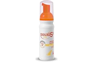 DOUXO S3 PYO Mousse | Waterless Antibacterial & Anti-Yeast Mousse For Dogs | Leave-On DOUXO S3-PYO Mousse | Chlorhexidine For Dogs | No Rinse No Bath Mousse For Dogs | Hypoallergenic Fragrance | 150ml