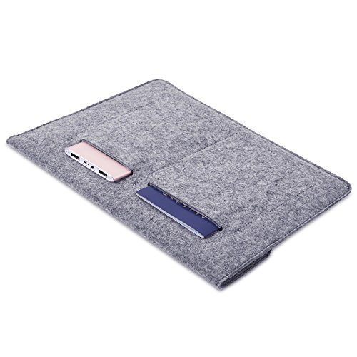 MoKo Universal 9-10 Zoll Felt Sleeve H  lle - Tragbare Filz Schutzh  lle Tasche f  r Apple iPad 1   2   3   4  iPad Air  Air 2  iPad 9 7 2017   2018  