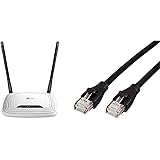 TP-Link TL-WR841N 300Mbps Wireless N Cable Router, 4 Fast LAN Ports, Supports Parent Control, Guest Wi-Fi, VPN, UK Plug & Ama