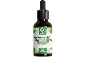 Enolenia® Chlorophyll Tropfen aus hochdosierter pflanzlicher Alfalfa, normaler Fettstoffwechsel - Abnehmen & natürliches Pflanzenextrakt mit optimierter Formel & frei von Zusatzstoffen 50 ml