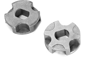 Ruimou 2Pcs 3/8 Zoll 6-Zahn Elektro-Kettensäge Ritzel Kompatibel Mit Makita DUC254 DUC204 UC4041A (Center Hole 9x12mm)