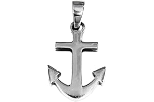 NKlaus Original 925 Sterling Silber Ketten Anhänger Anker 7360