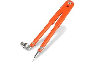 SENRISE Brújulas de precisión para carpintero, brújulas de lápiz de precisión grandes ajustables de 25 cm, divisores ajustables de gran diámetro, marcado y trazado para carpintería