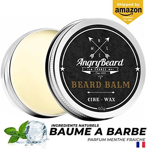 Mint Beard Balm for Men Mint scented beard balm - Natural beard balm Made with all natural ingredients - white beard balm Organic beard balm
