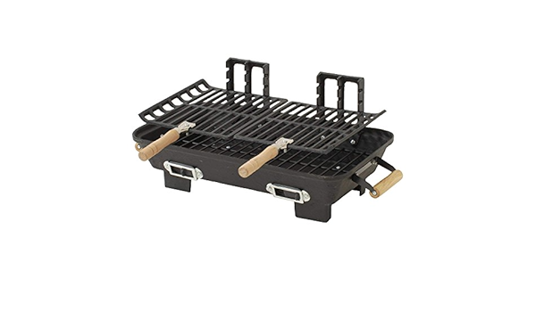 marsh allen cast iron hibachi charcoal grill