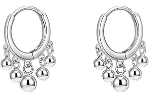 RIXERKOC Minimalista S925 plata esterlina pendientes para las mujeres hipoalergénico pendientes del corazón, tulipán, nubes, flor de la perla para las niñas adolescentes mujeres