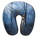 Produktbild GHEDPO Nackenhörnchen Fantasy Night Super U Type Pillow Neck Pillow Outdoor Travel Pillow Relief Neck Pain Seitenschläferkissen