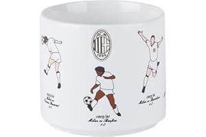 AC Milan Kubek ceramiczny z kultowymi momentami klubu, oficjalny produkt, 400 ml