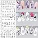 Produktbild LXYQW Nagelsticker 3D Geprägte Nail Sticker Blume Dreamcacher Herz Mond Maniküre Slider Nail Art Tipps Dekorationen Decals