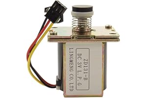 EASYBYMALL Válvula solenoide, DC3V ZD131-B Válvula de Gas Calentador Eléctrico Columna de Viento Unidad de Control Accesorio Para Calentadores de Agua a Gas, Válvula solenoide para calentador de agua a gas