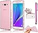 Produktbild Vandot 3 in1 Set transparent zurück Decke Schutzhülle Cover Schutzhülle Samsung Galaxy Grand Prime sm-g530fz TPU Soft Bling Stern glänzend Diamant Bumper Luxus Glitter Praxis Prime Perfect Fit Silikon Shell Case Schutzhülle Decken Hülse + Kitten Katze Anti Staub Plug + Eingabestift – Rosa Rot