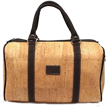VEGAN HANDBAG FOR WOMAN cross body Option by Dux Cork GENUINE PORTUGUESE PREMIUM Cork Fabric Leather