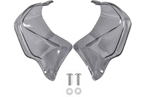 TAZGANTAX Motorcycle Handguards Height Plate for S1000XR R1200GS-LC F800GS-ADV (2013-2018) R1200GS ADV (2014-2018) R1250GS (2018) G310GS G310R (2017) Windproof Hand Guard increase increase sheet ( Smoke)