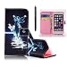 Produktbild MUTOUREN Brieftasche/Schutzhülle/Handyhülle/Ledertasche PU Leder-Samsung Galaxy S6 Hülle mit Diamant Bling Shining Glitzer Book Style Wallet Card Slot Handytasche [Kratzfeste, Scratch-Resistant]Flip Case Cover + Weich Silikon TPU Innere Stoßfest Stoßdämpfend Fallschutz mit Prägung Engel Muster + 1x Metall Eingabestift